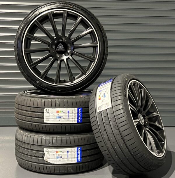 PACK ÉTÉ 4 Jantes + Pneus Style Mercedes Twist 63 AMG en 19 '' 5x112 ' C Classe W205 W206 '