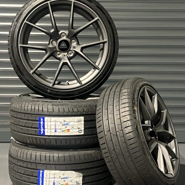 PACK ÉTÉ 4 Jantes + Pneus Style BMW 763M en 19 Graphite Matt '' 5x120 ' F30/31 F32/33/36