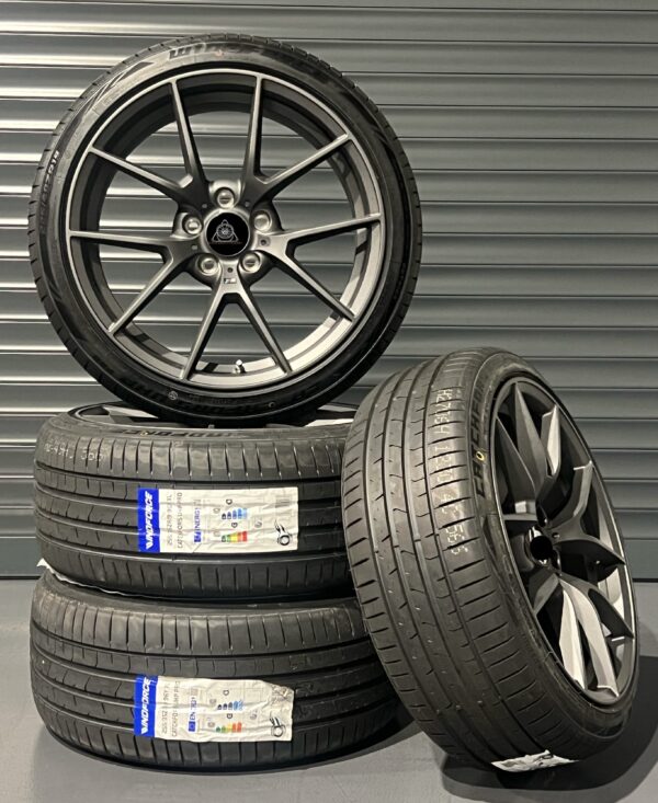 PACK ÉTÉ 4 Jantes + Pneus Style BMW 763M en 19 Graphite Matt '' 5x120 ' F30/31 F32/33/36