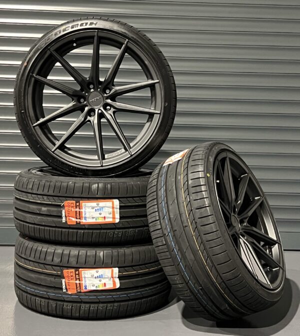 PACK ÉTÉ 4 Jantes + Pneus Arceo Monaco en 20 '' 5x120 NOIR MATT - ' SERIE 5 F10/11 '